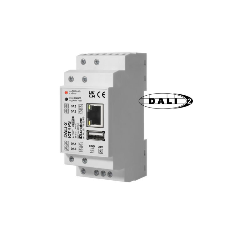Ethernet/IoT valdiklis DALI-2 IoT4 PS 125 mA, 4 kanalų nuotrauka